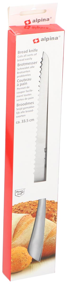 Alpina Nůž na chléb a pečivo, 33,5 cm