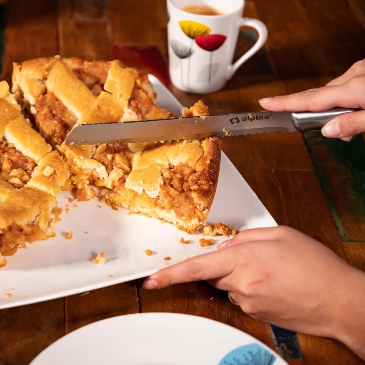 E-shop Alpina Nůž na chléb a pečivo, 33,5 cm