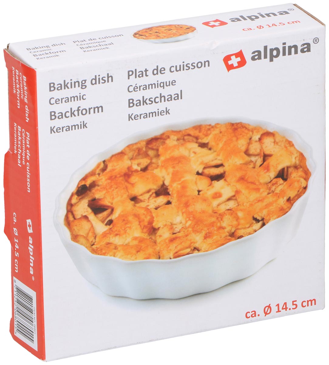 E-shop Alpina Keramická forma na pečení, Ø 14,5 cm