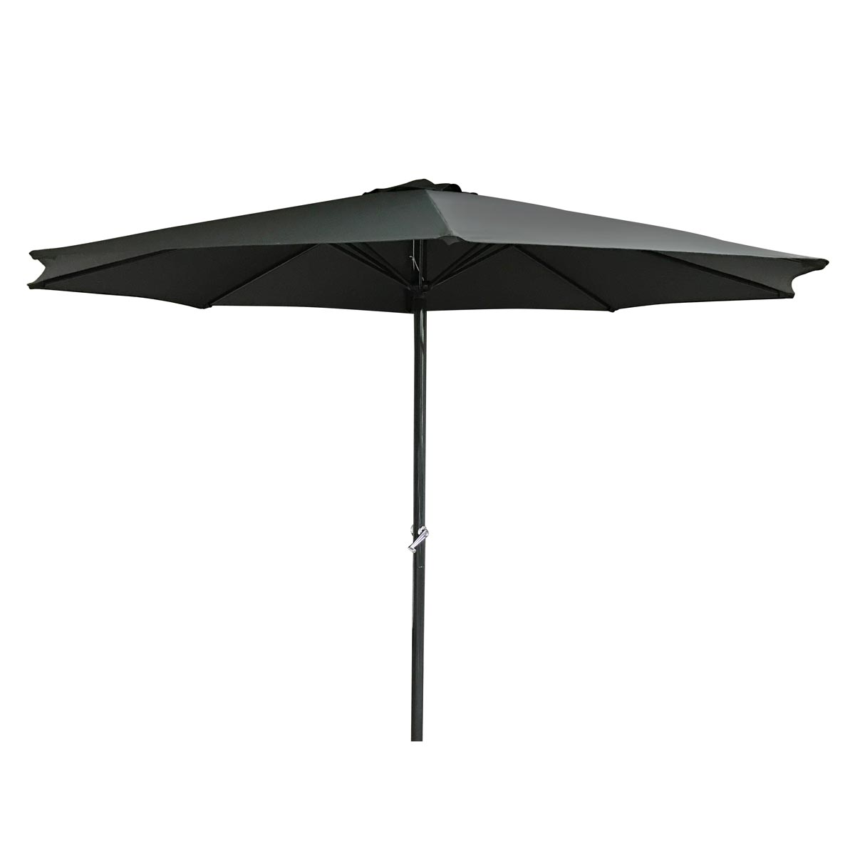 Haushalt International Kovový slunečník s UV 50+, 300 cm, antracit