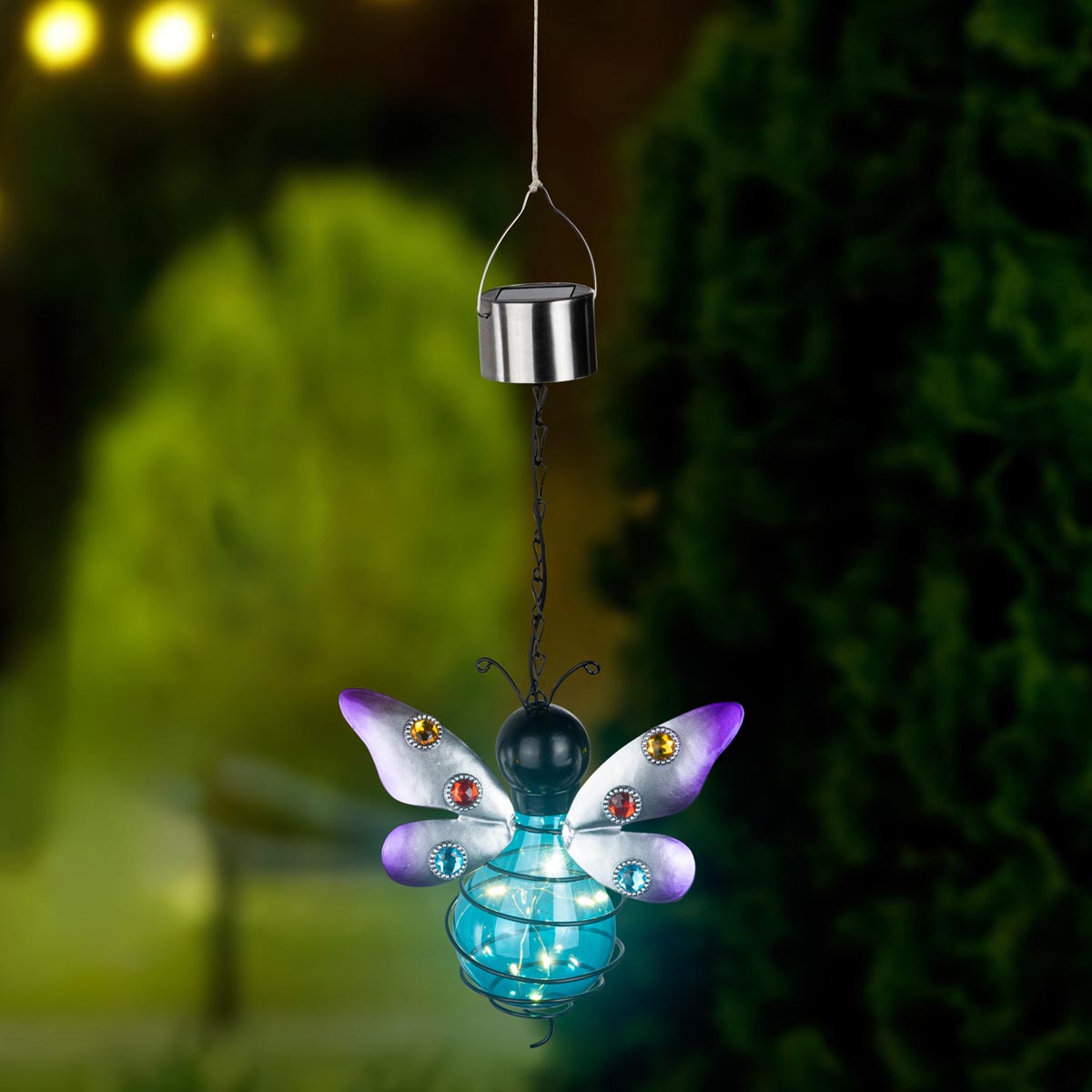 E-shop Haushalt international LED solární zahradní dekorace Motýl