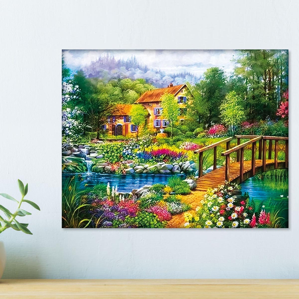 E-shop Weltbild Diamantové malování Dům u rybníka
