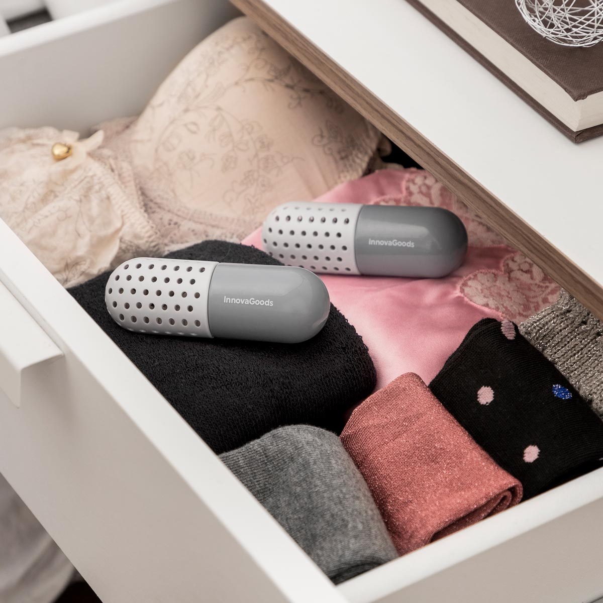 InnovaGoods Deodorační kapsle do obuvi Froes, 2 ks