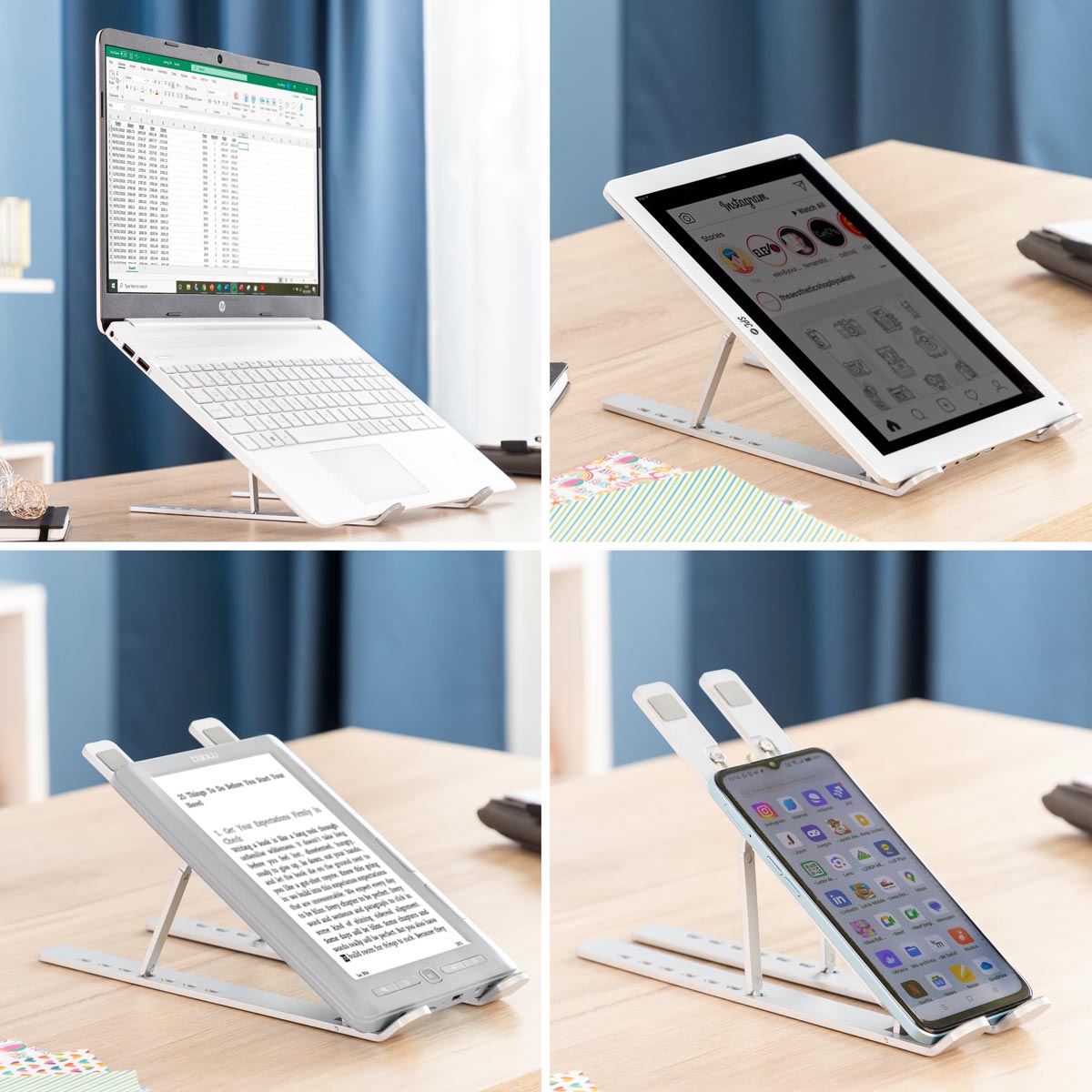 InnovaGoods Skládací a nastavitelný stojan na notebook Flastan