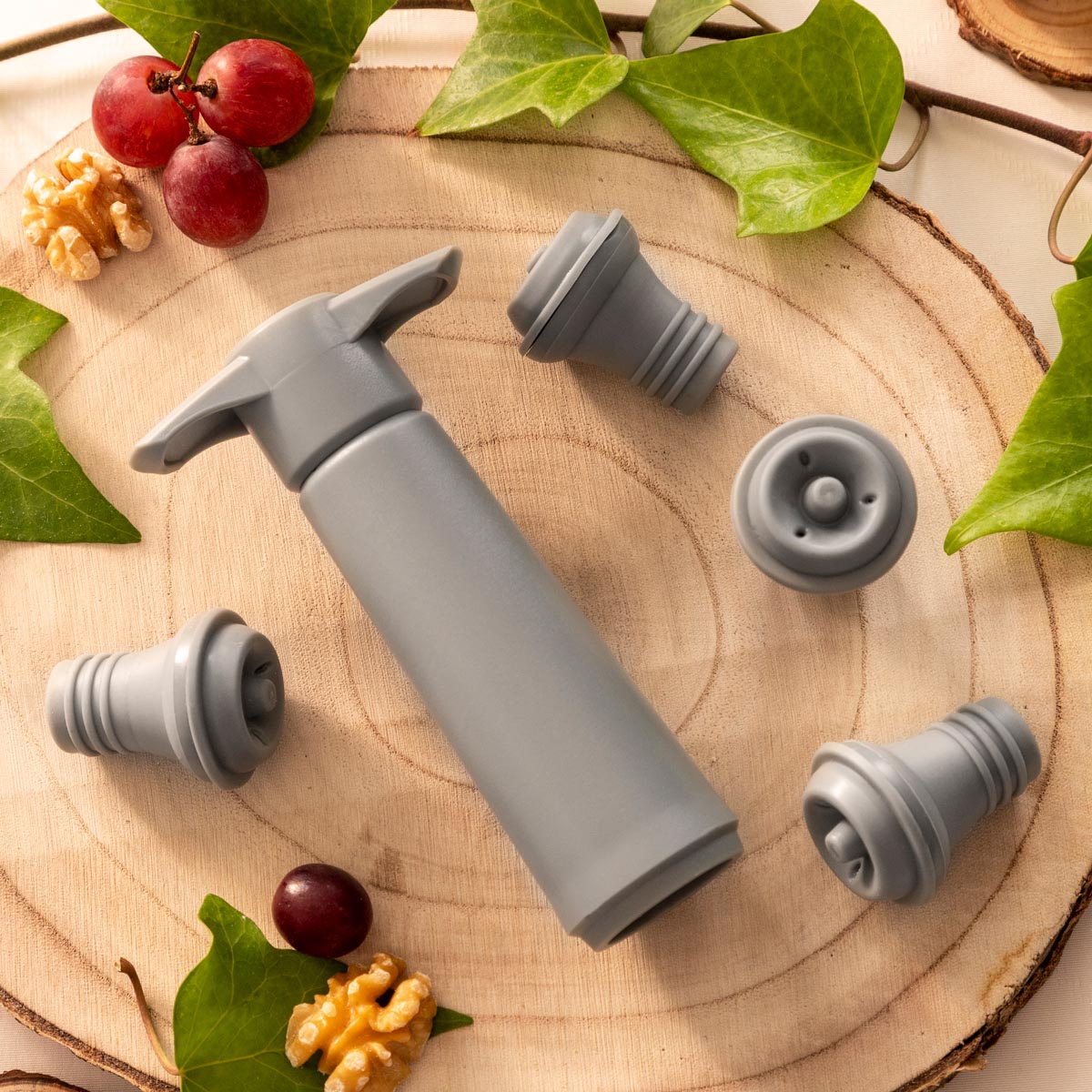 InnovaGoods Vakuová pumpa na víno se zátkami Winuum