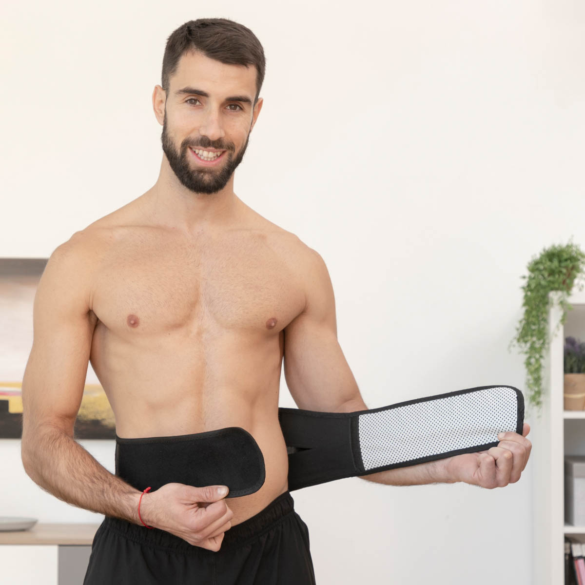 InnovaGoods Termoregulační korekční pás s turmalínovými magnety Tourmabelt