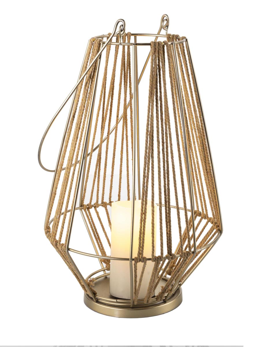 Weltbild Lucerna boho s LED svíčkou
