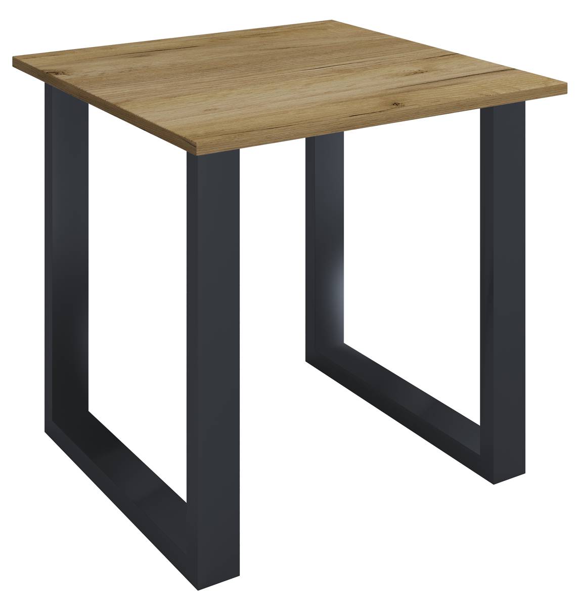 VCM Stůl Lona 80x80 U-nohy, dub medový