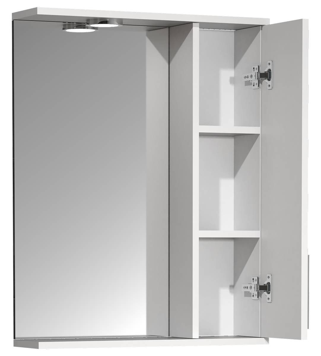 VCM Zrcadlová skříňka Lisalo L 55 cm, bílá