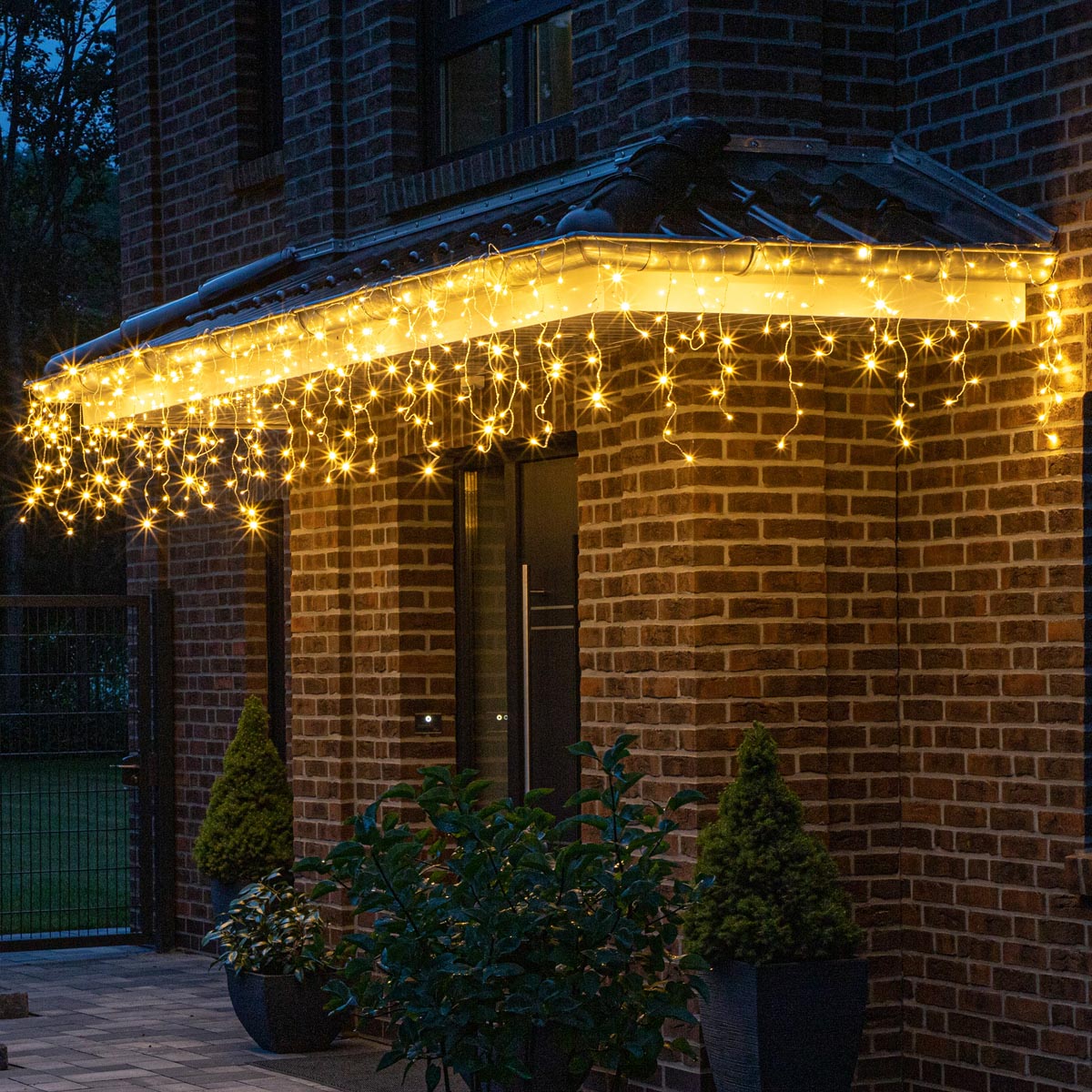 Haushalt international Světelný závěs Ledový déšť, 400 LED