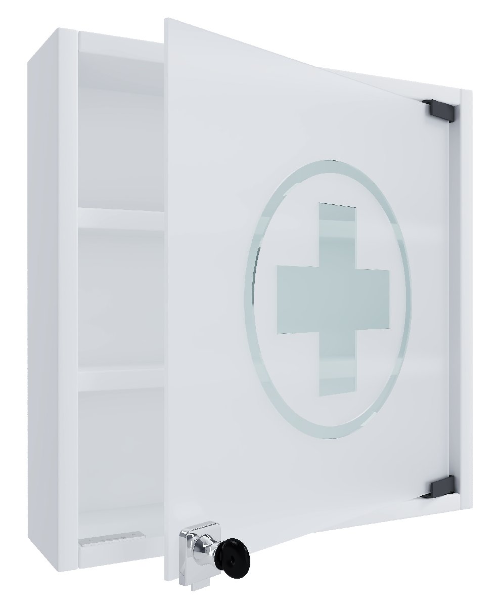 Lékárnička VCM „Hustila S“, bílá