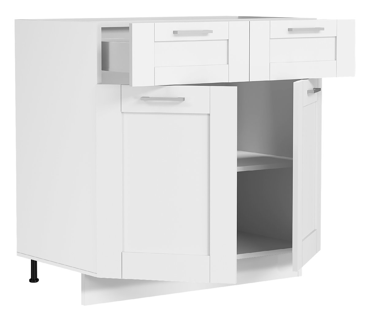 VCM Spodní skříňka se zásuvkou 80 cm „Colura“, bílá