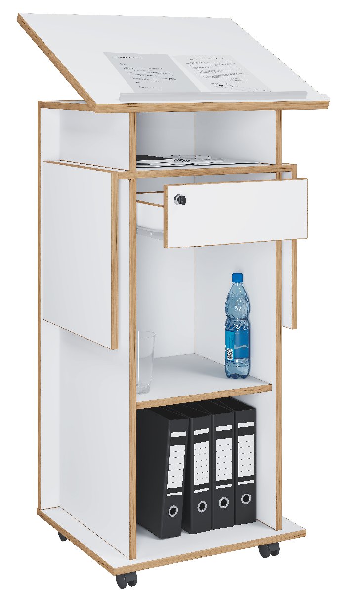 VCM Stůl „Salia M“, bílý