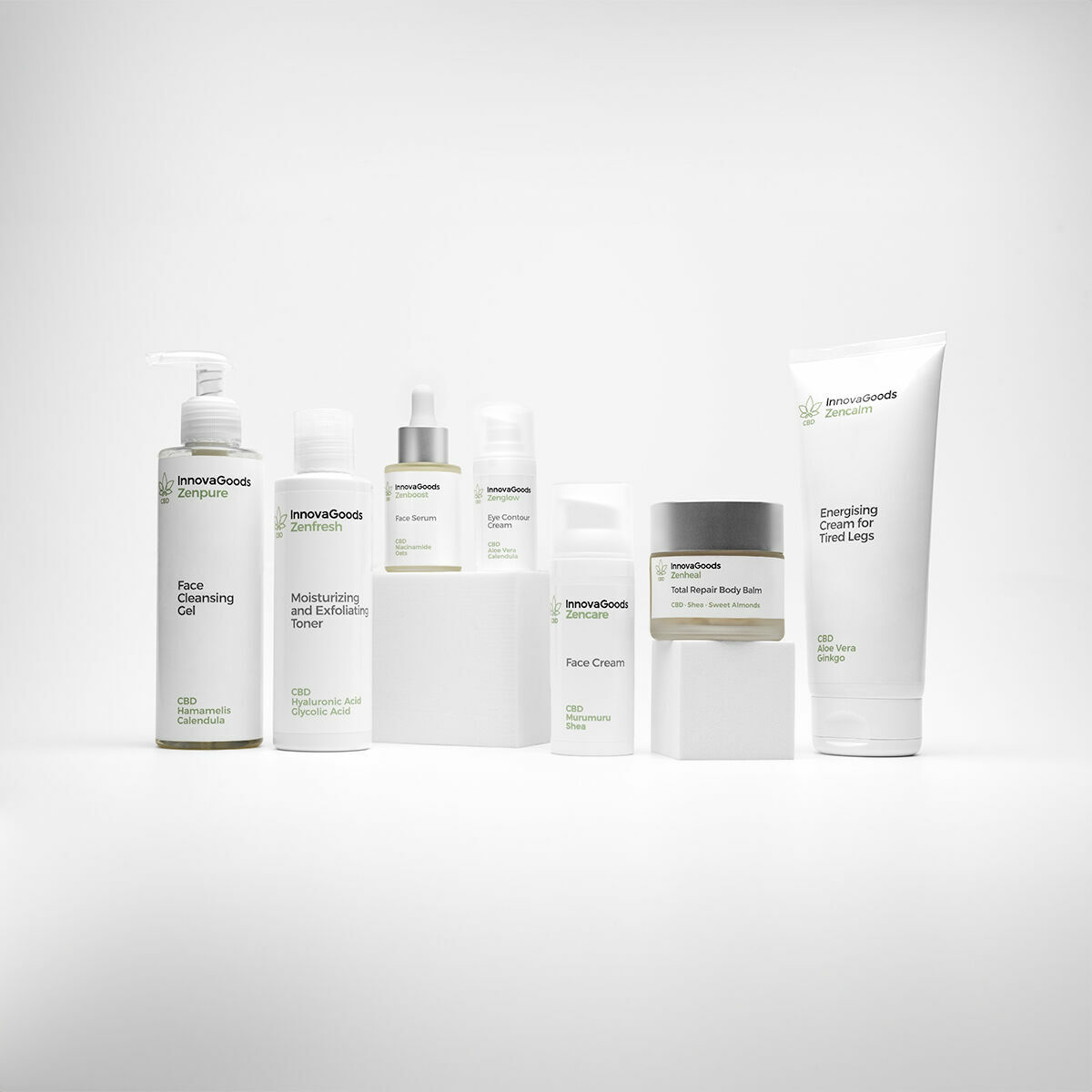 InnovaGoods Hydratační pleťový krém s CBD Zencare, 50 ml