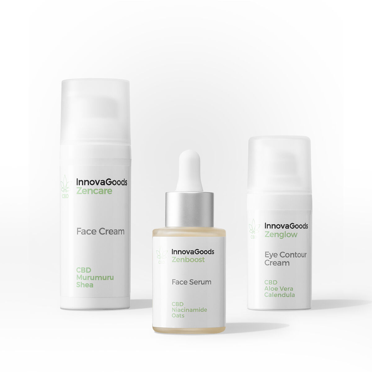 InnovaGoods Balíček na hydrataci obličeje CBD