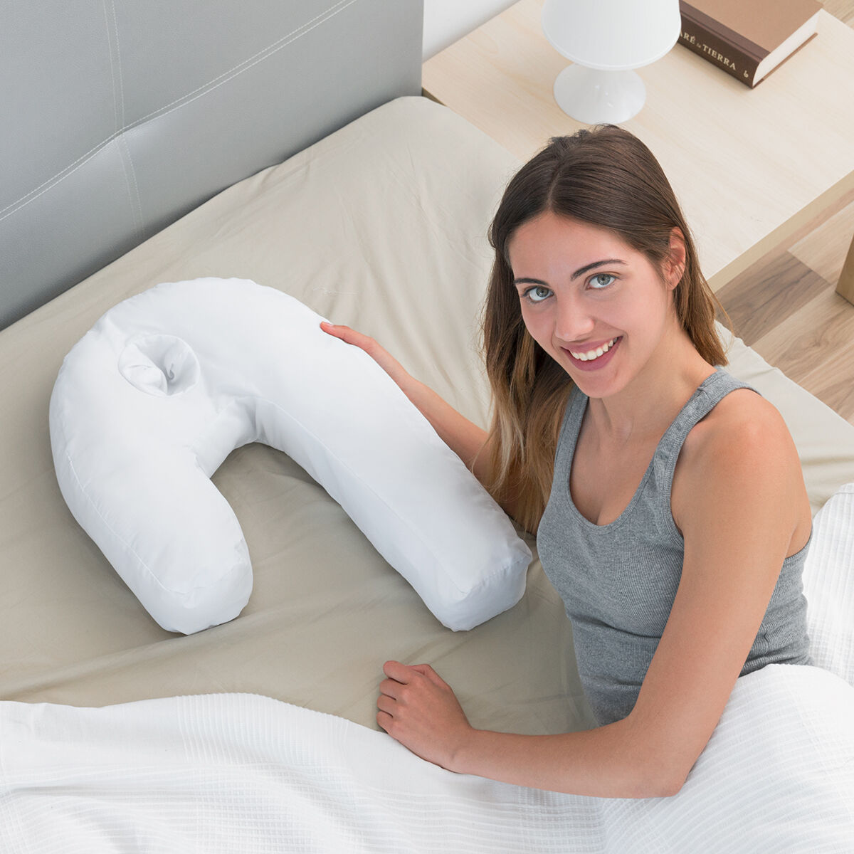 InnovaGoods Polohovací polštář U Slupill