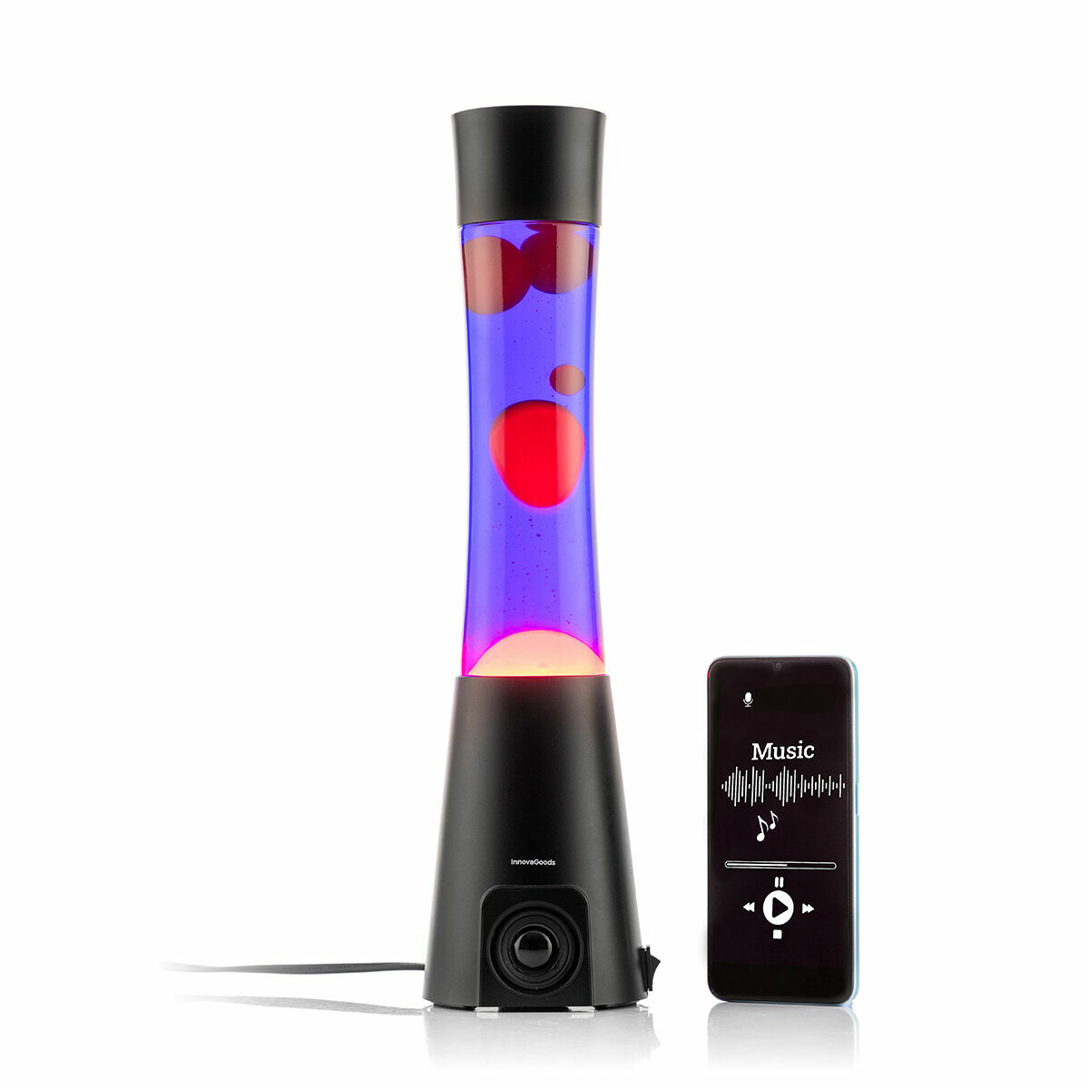 InnovaGoods Lávová lampa s reproduktorem Maglamp
