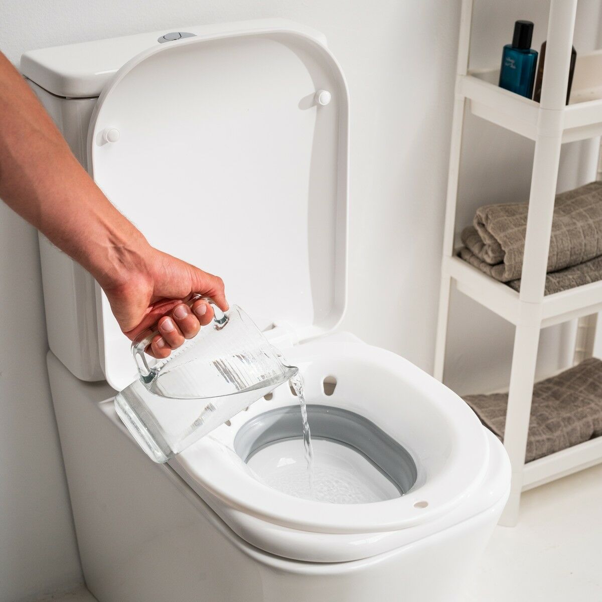 InnovaGoods Přenosný skládací bidet na toaletu Fopobi