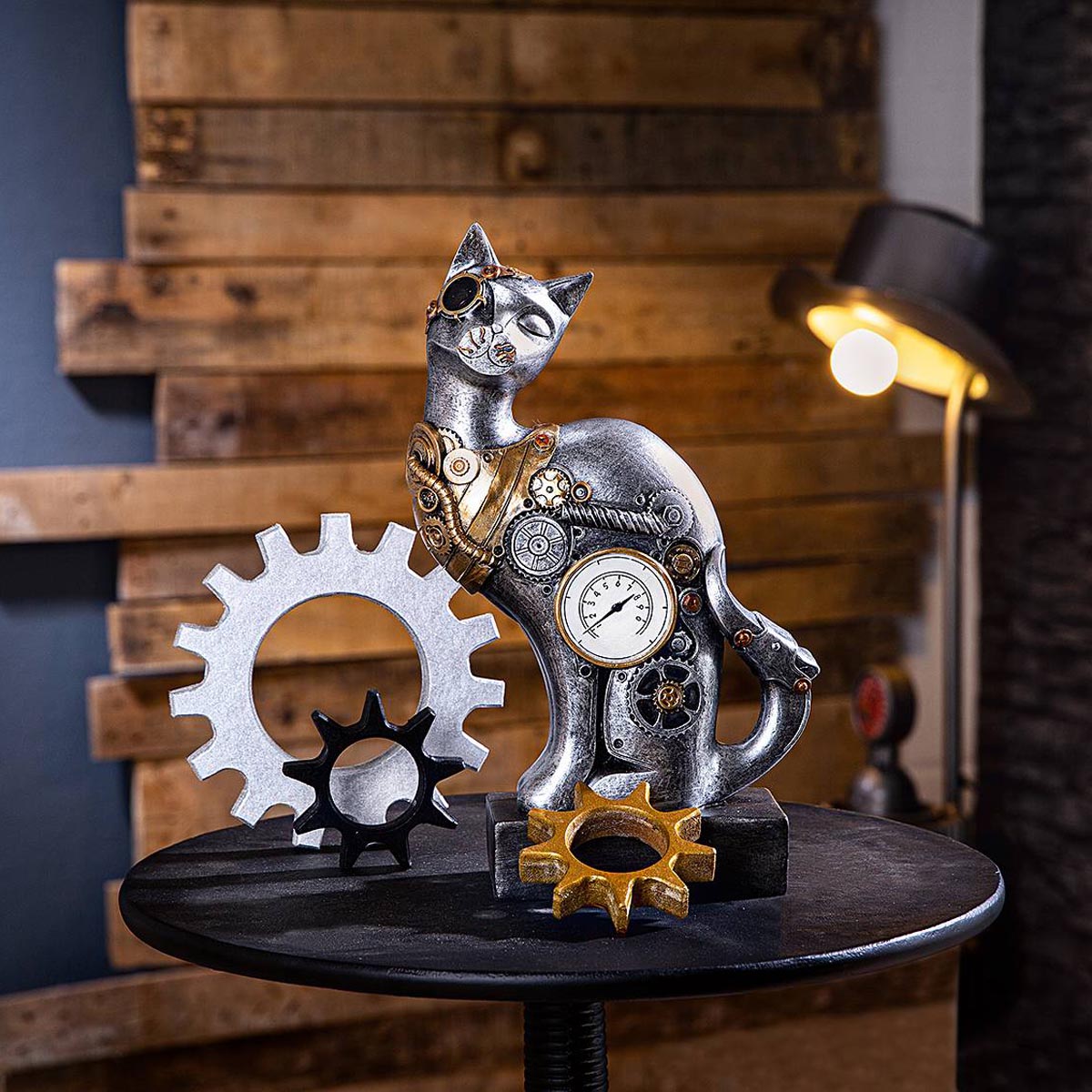 Gilde Steampunk soška Kočka