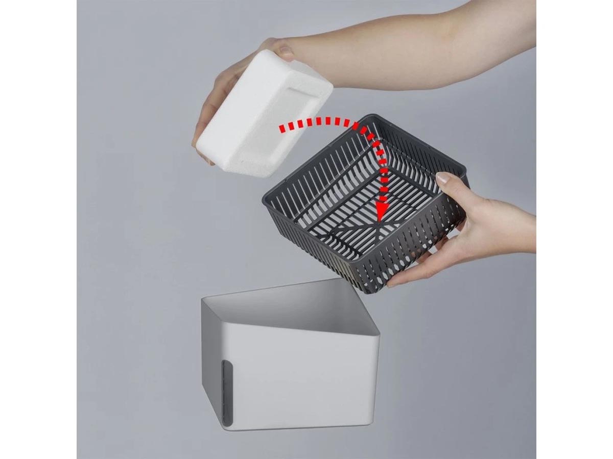 WENKO Odvlhčovač vzduchu Cube Grey 500g