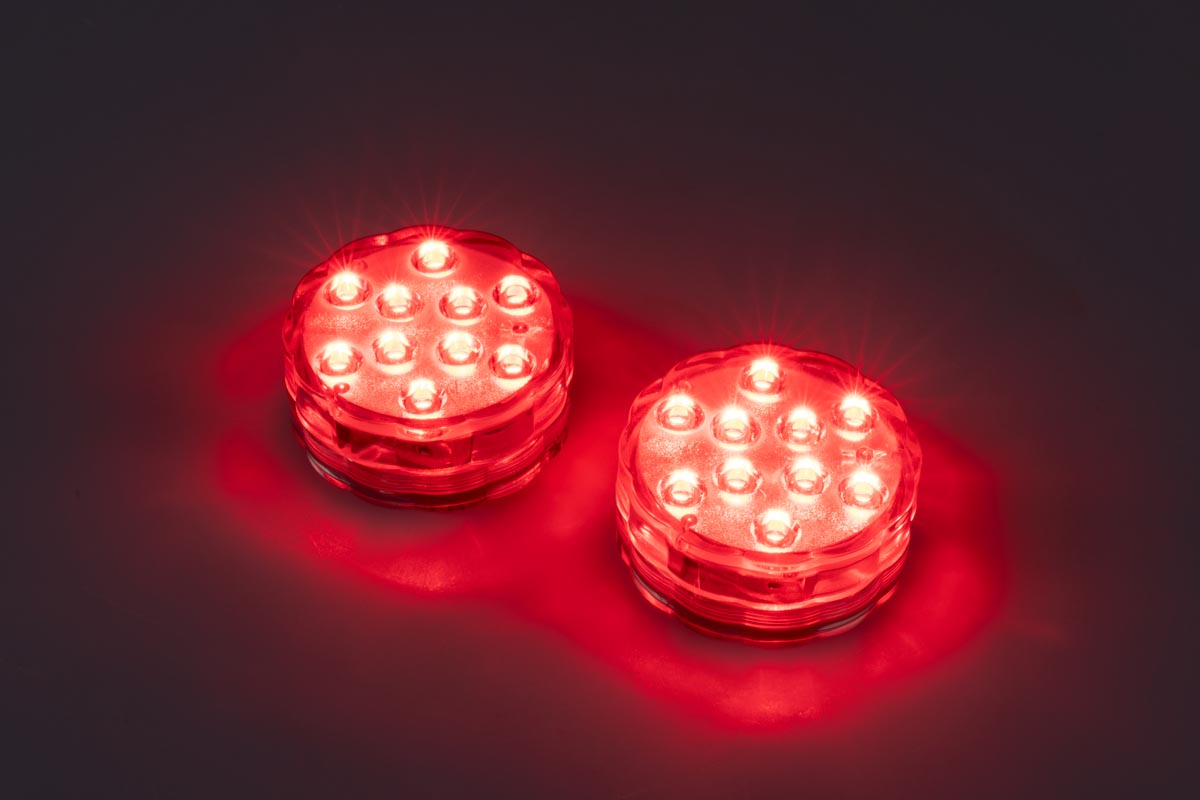 LED plovoucí světla, 2 kusy