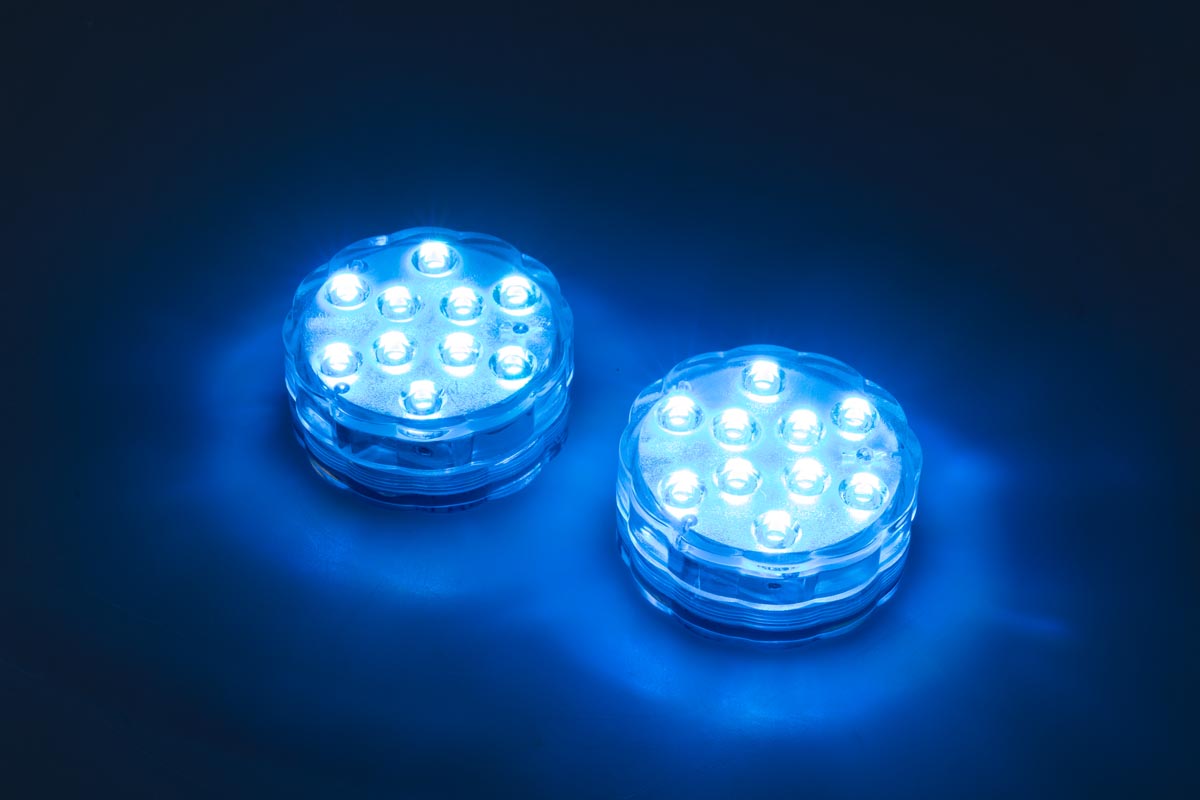 LED plovoucí světla, 2 kusy