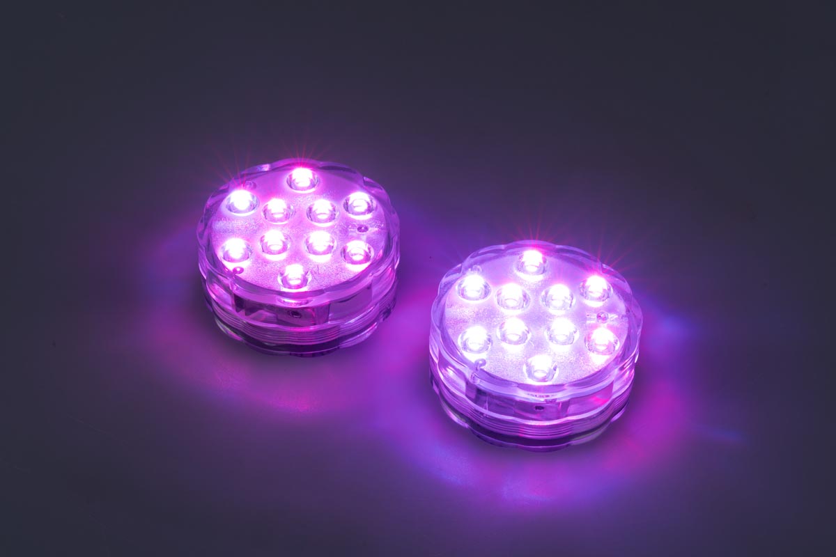 LED plovoucí světla, 2 kusy