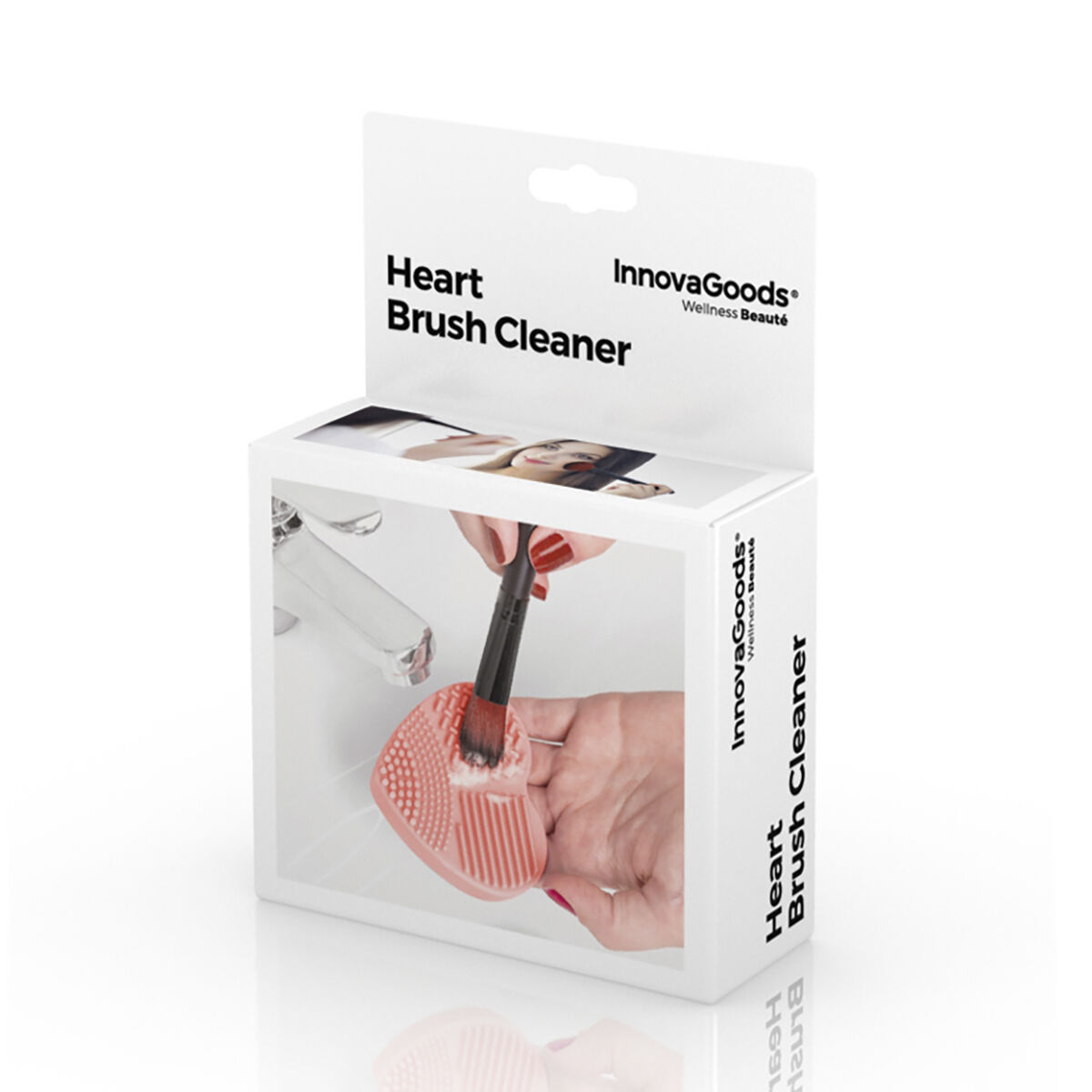 InnovaGoods Podložka na mytí štětců Heart