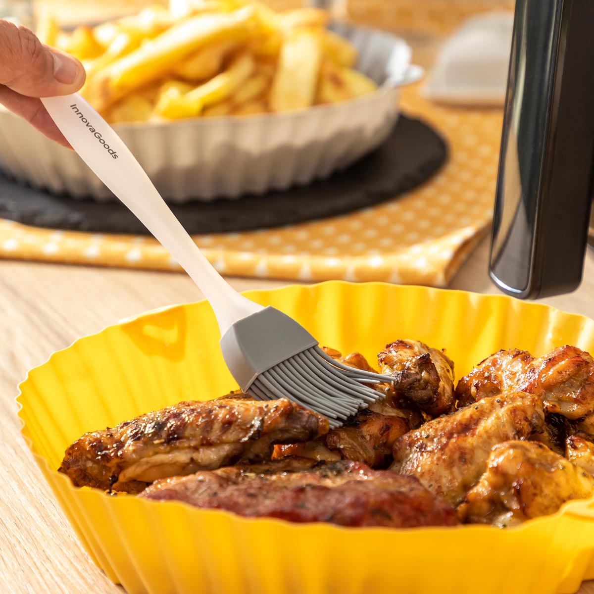 InnovaGoods Silikonové formy do fritézy Mollicon