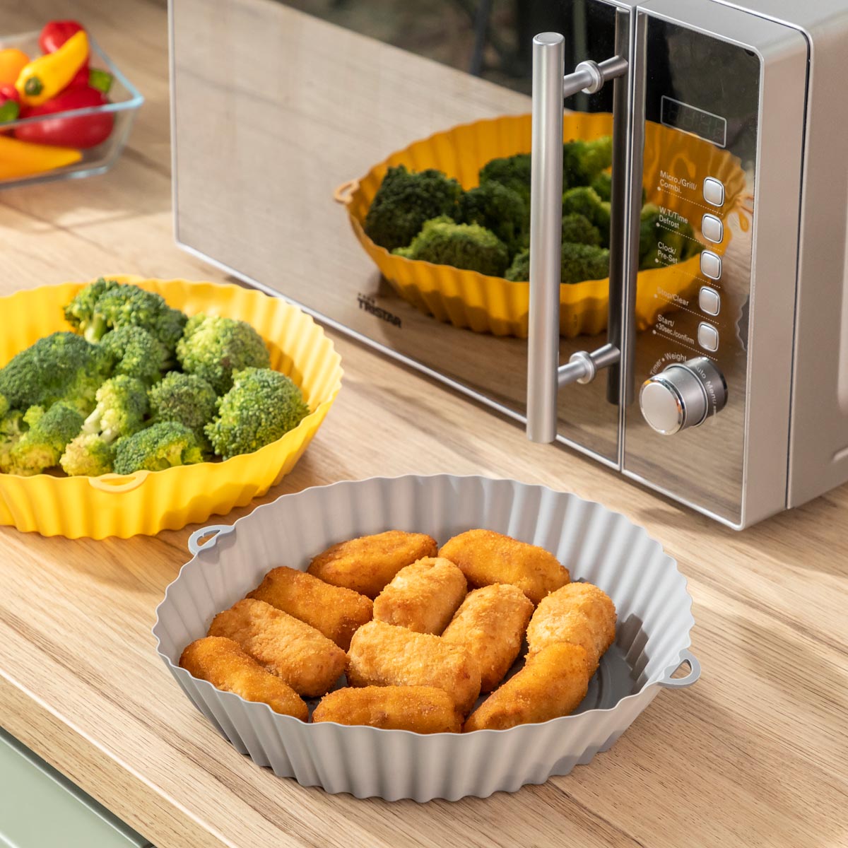 InnovaGoods Silikonové formy do fritézy Mollicon