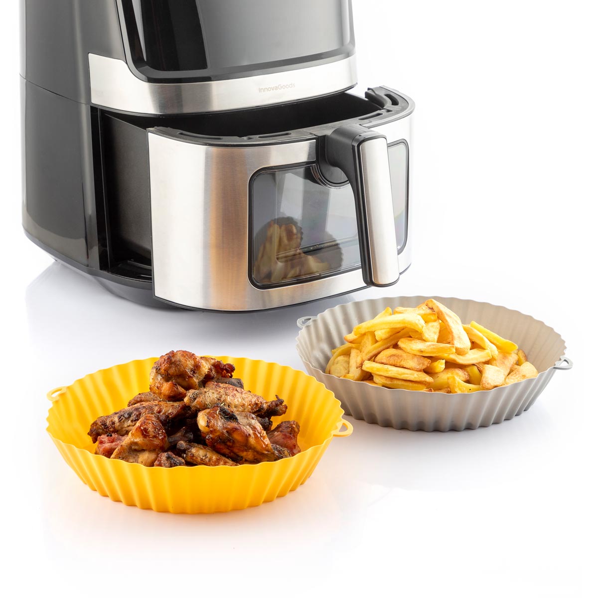 InnovaGoods Silikonové formy do fritézy Mollicon