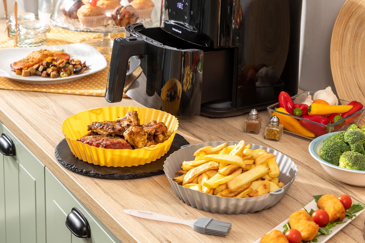 InnovaGoods Silikonové formy do fritézy Mollicon