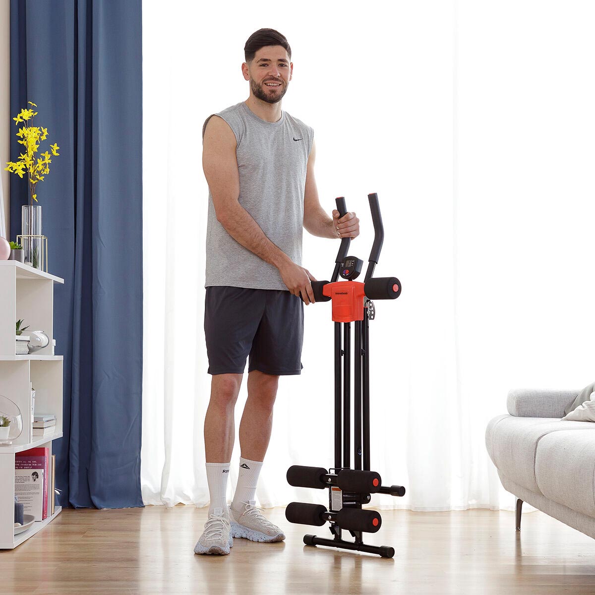InnovaGoods Skládací břišní stroj s návodem na cvičení Plawer