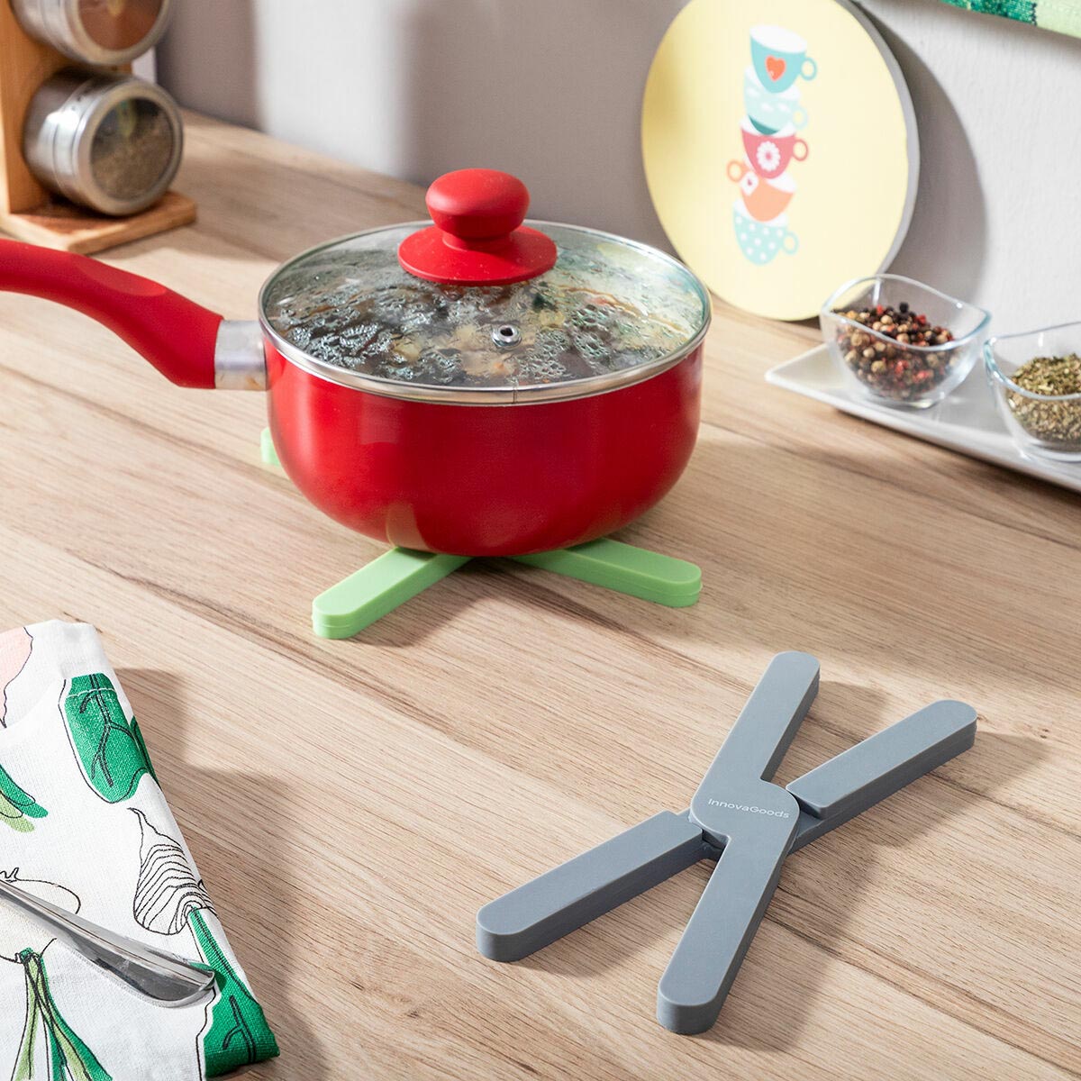 InnovaGoods Podložky pod hrnce Folvet, 2 ks