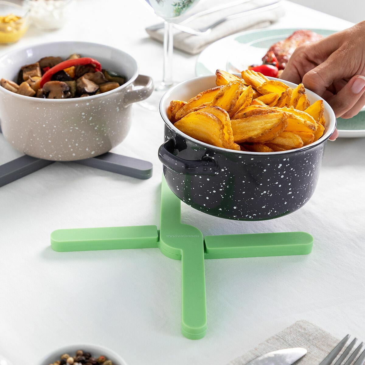 InnovaGoods Podložky pod hrnce Folvet, 2 ks