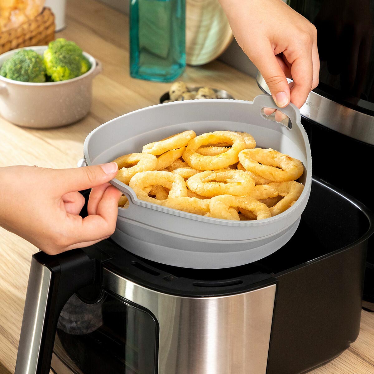 InnovaGoods Silikonová forma do horkovzdušné fritézy Flyynner
