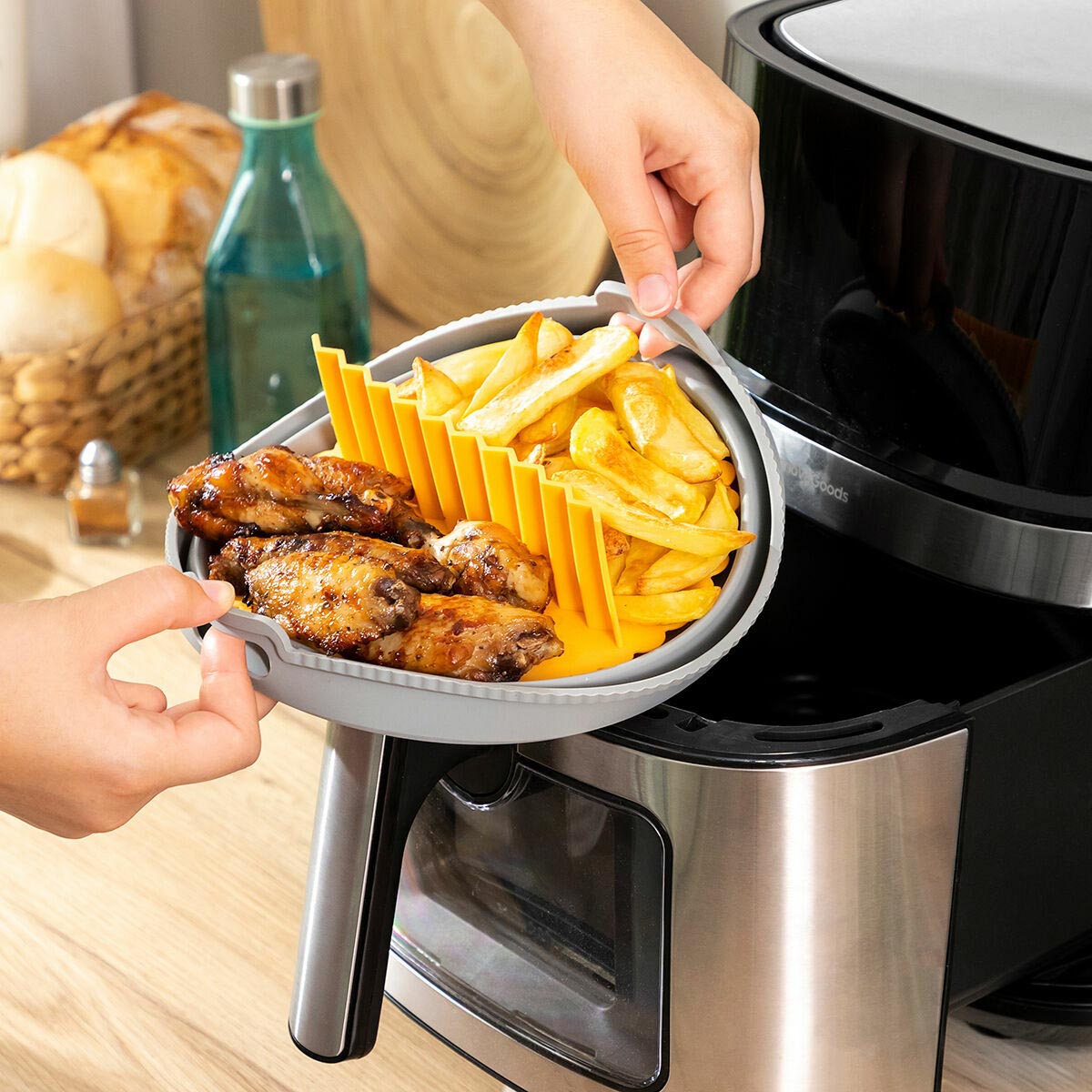 InnovaGoods Silikonová forma do horkovzdušné fritézy Flyynner