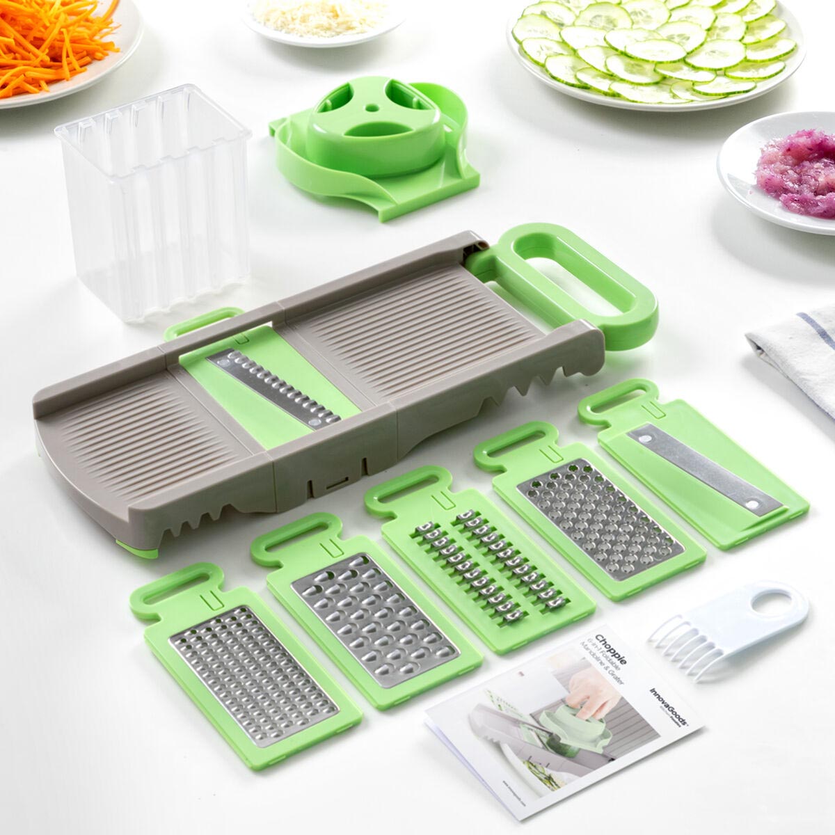 InnovaGoods Skládací struhadlo na mandolínu 6 v 1 Choppie