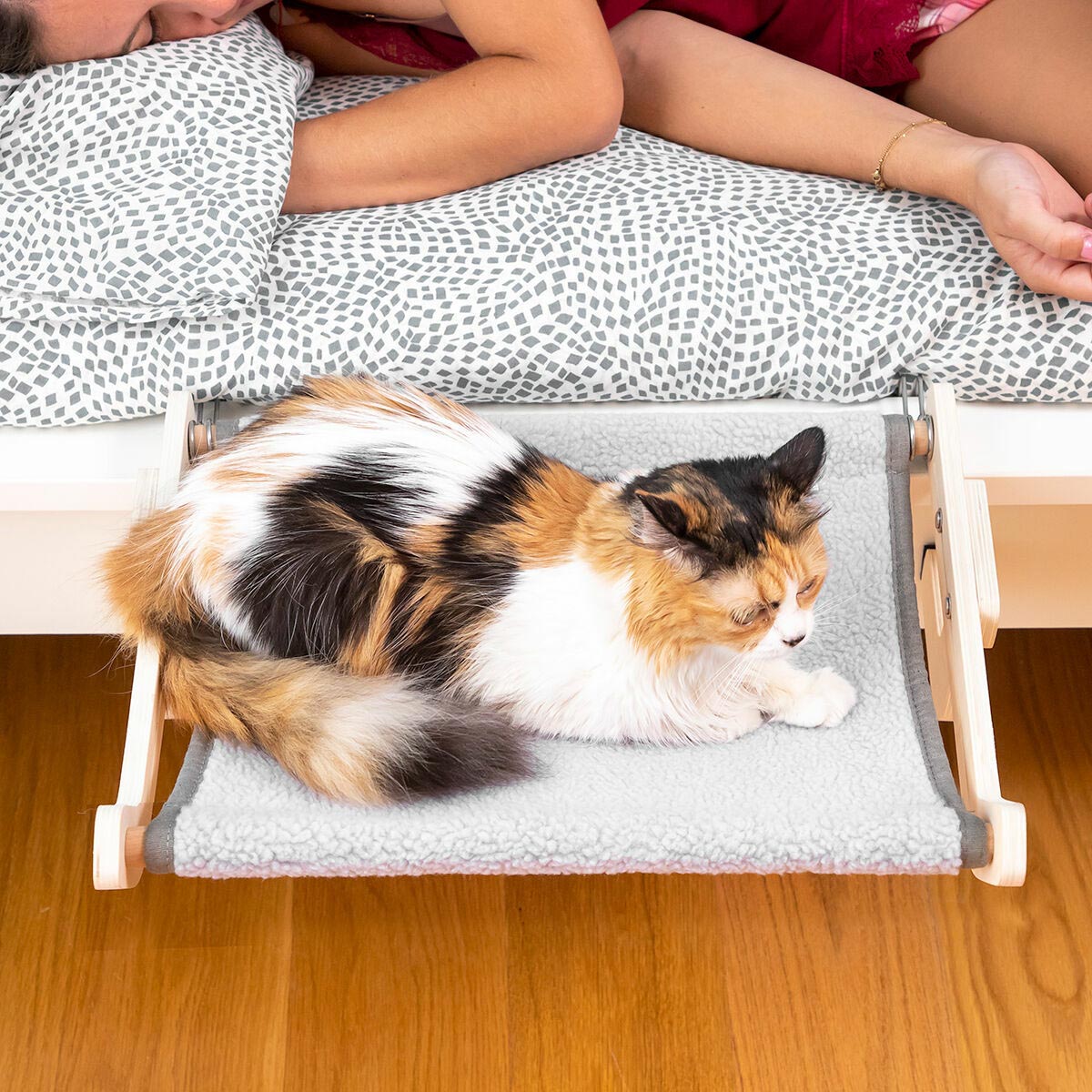 InnovaGoods Závěsná houpací síť pro kočky Hamacat