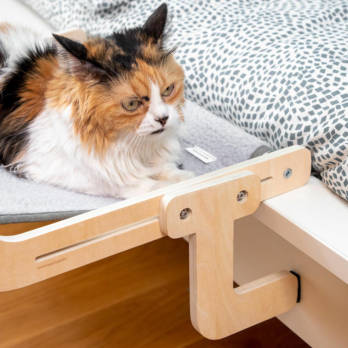 InnovaGoods Závěsná houpací síť pro kočky Hamacat