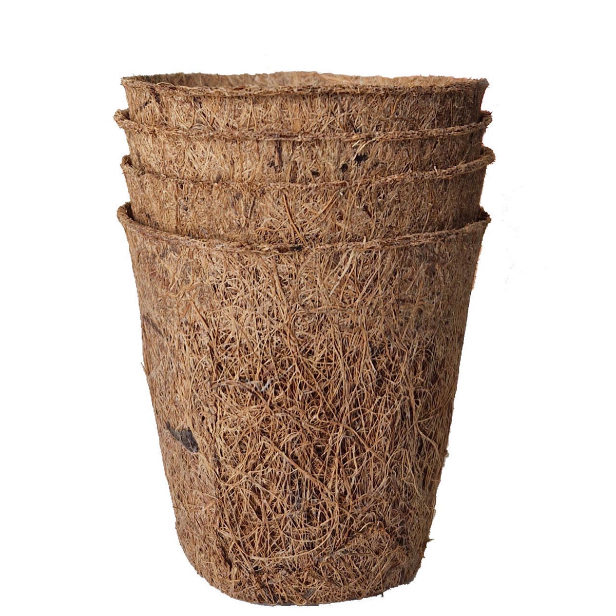 Videx Garden Květináč z kokosového vlákna Ø 8 cm, 4 ks