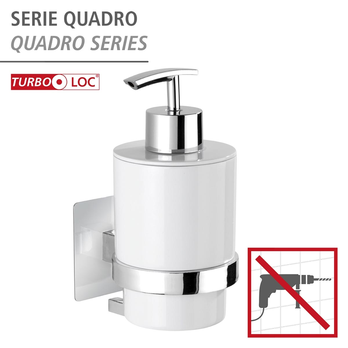 WENKO Turbo-Loc® Dávkovač mýdla Quadro