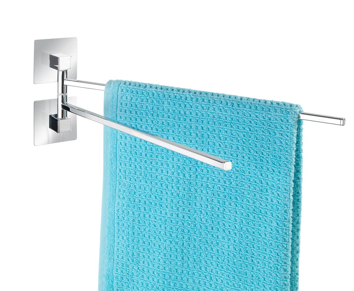WENKO Turbo-Loc® Nerezový držák na ručníky Quadro