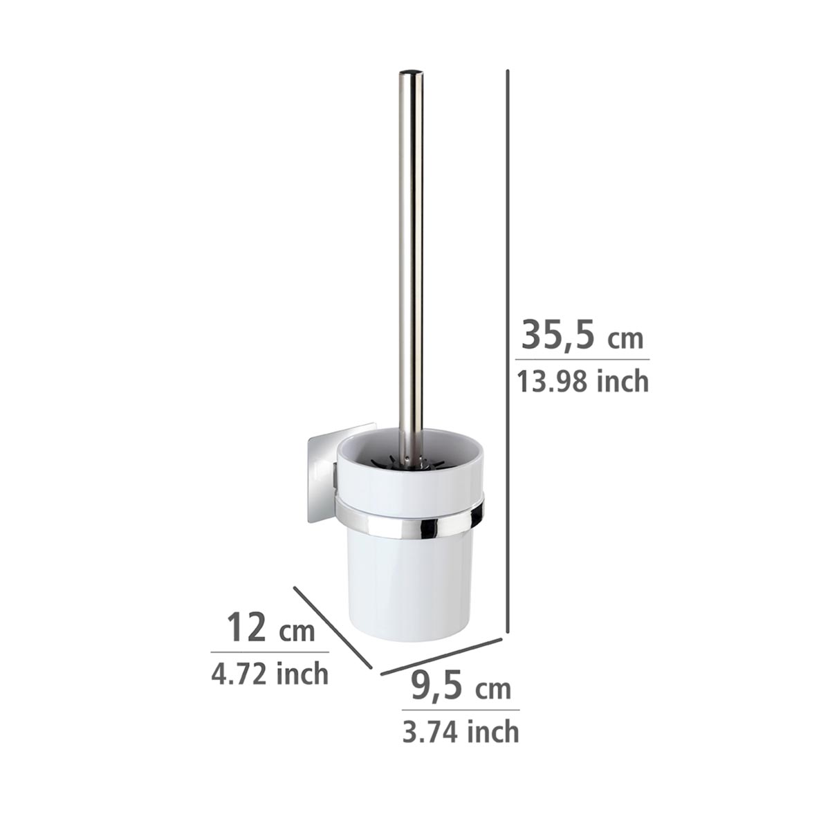 WENKO Turbo-Loc® WC štětka Quadro