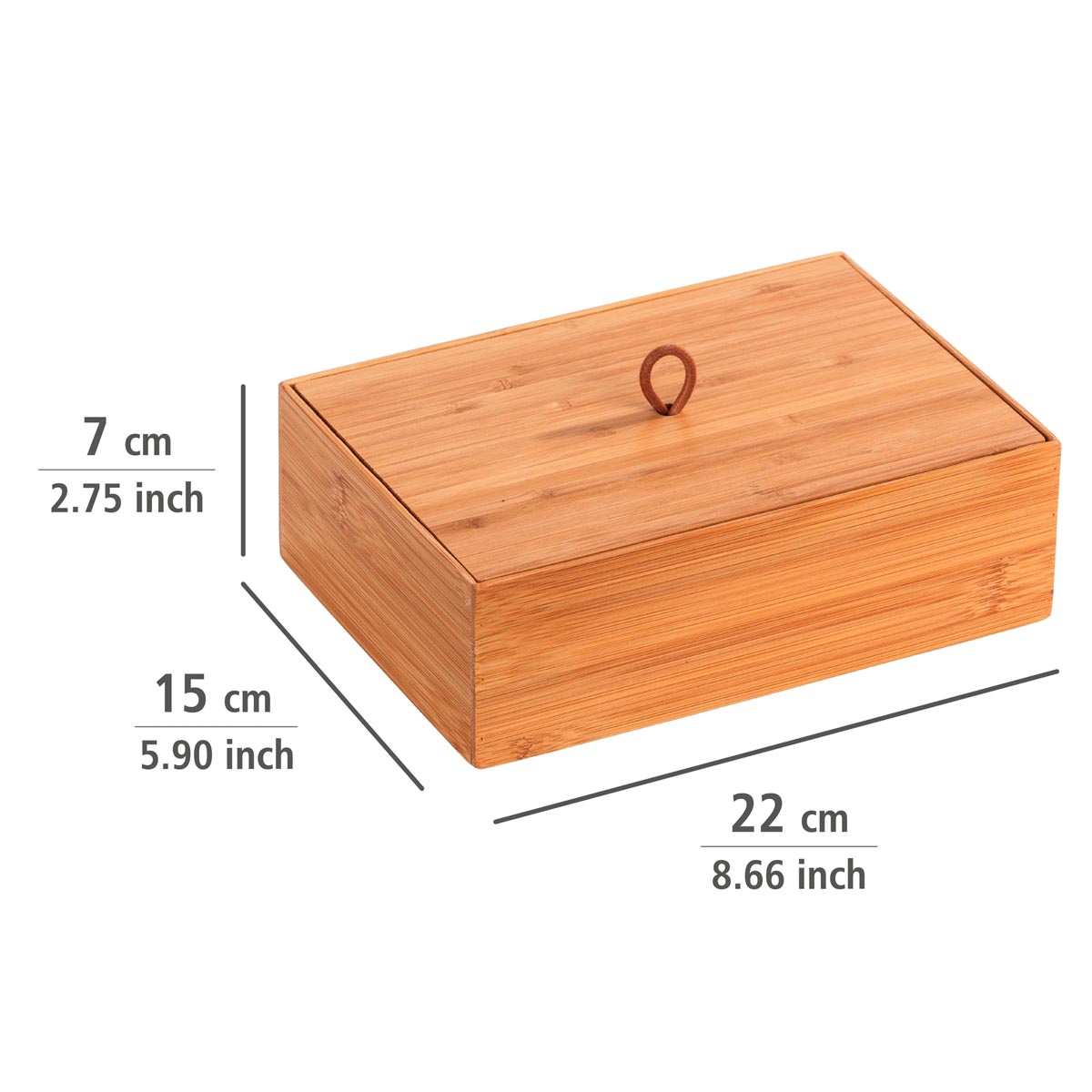 WENKO Bambusový box Terra L s víkem