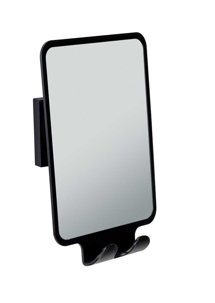 WENKO Vacuum-Loc® Kosmetické zrcadlo Quadro, černé