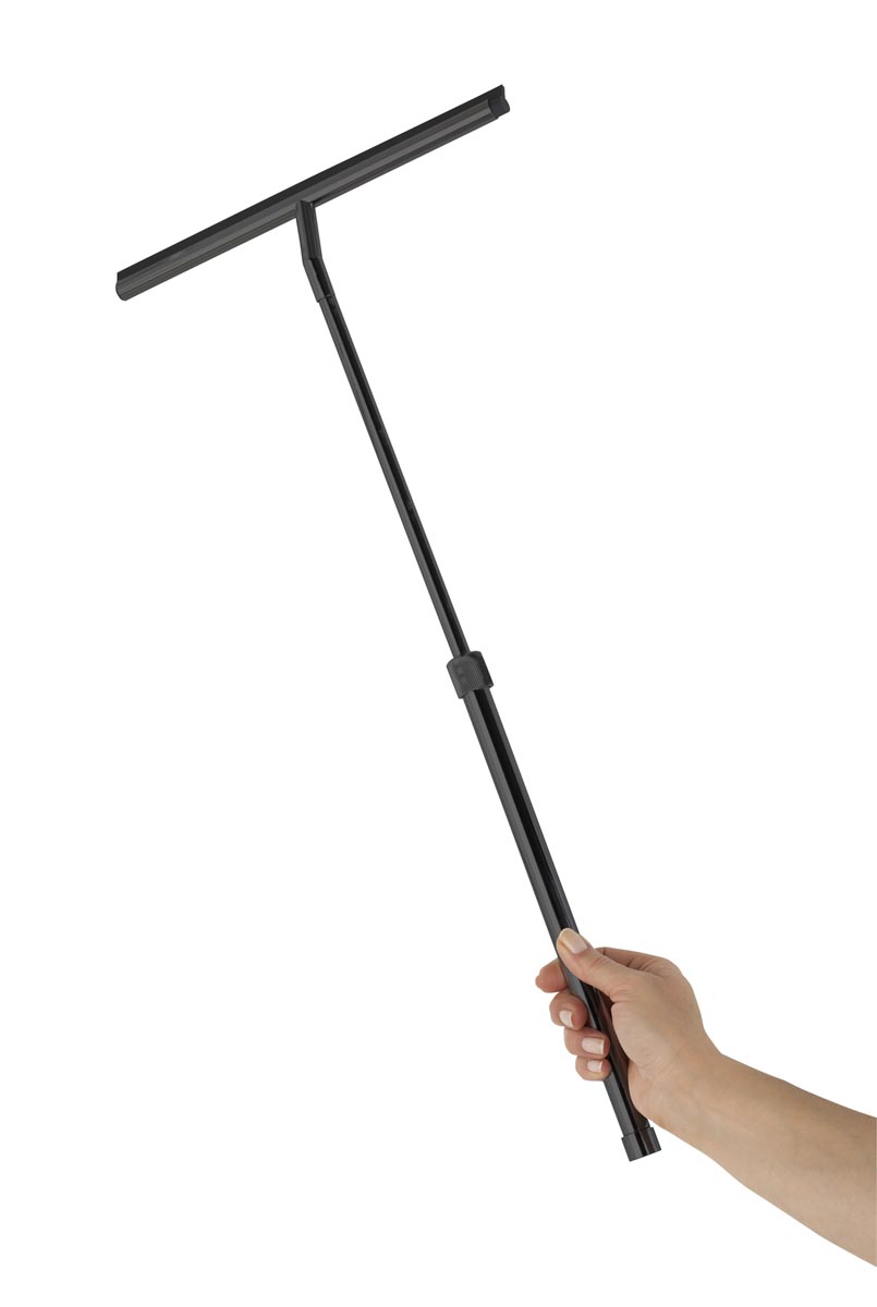 WENKO Teleskopická koupelnová stěrka, černá