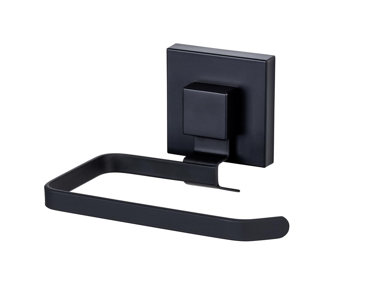 WENKO Vacuum-Loc® Držák toaletního papíru Quadro, černý