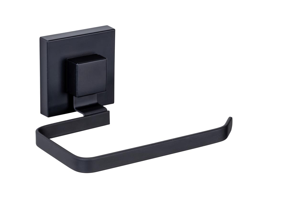 WENKO Vacuum-Loc® Držák toaletního papíru Quadro, černý