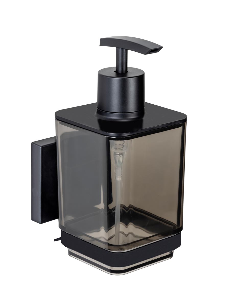 WENKO Vacuum-Loc® dávkovač mýdla Quadro, černý